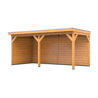 Douglas overkapping 302x578cm + wanden blank Verando, Pure